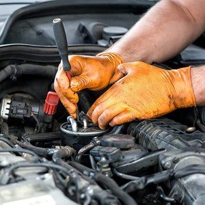 MEDIUM - 1000 Nitrile Gloves Industrial Grade 10 boxes - Orange diamond grip New